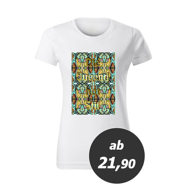 Fotoshirt Frauen Druck groß